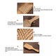 thumbnail image 3 of Juego De Peines Antiestática De Bambú Para Cabello, 6 Piezas Marron, 3 of 4