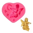 thumbnail image 3 of Silicone Candy Moulds Angel Shaped Baking Gadgets Non-stick 8 Styles for Kitchen, 3 of 16