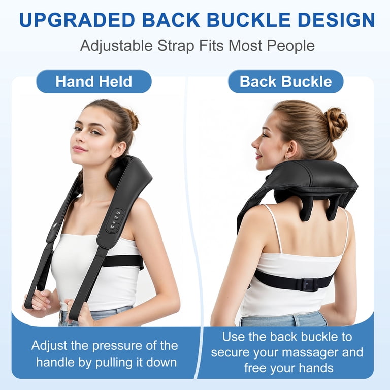 Cordless Shiatsu Neck and Shoulder Massager with Heat photo 5