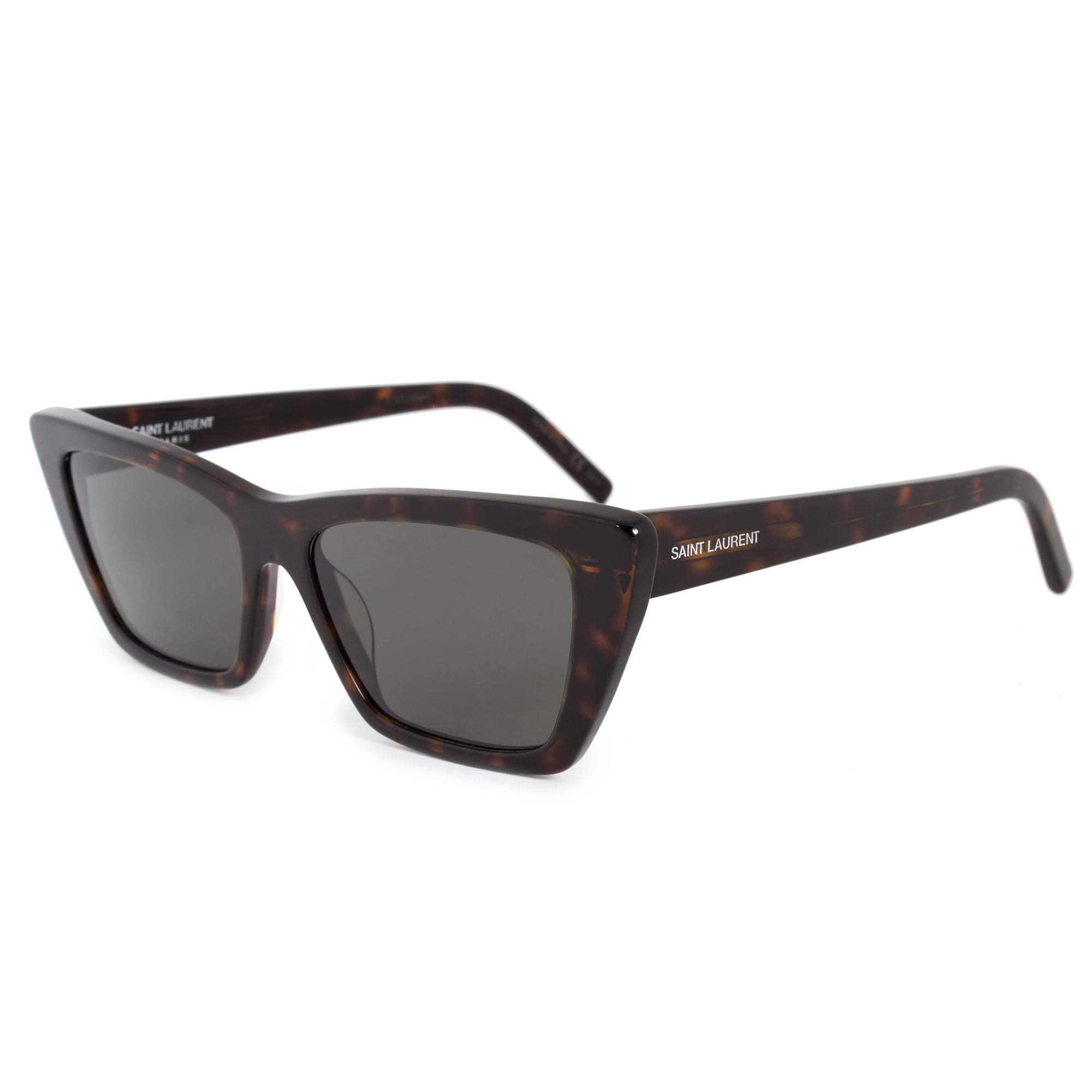 Saint Laurent Grey Cat Eye Ladies Sunglasses SL 276 MICA 002 53