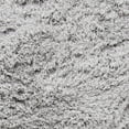 thumbnail image 4 of SAFAVIEH Ocean Braxton Solid Polyester Shag Area Rug, Silver, 5' x 8', 4 of 5