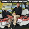 thumbnail image 2 of Yuyamidu Cute Santa Claus Golf Cart Seat Covers Christmas Club Car Seat Cushion Red Golf Cart Seat Towel with Pockets Fits for Club Car and More 2 Person Seats Golf Carts, 2 of 7