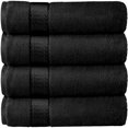thumbnail image 1 of Canadian Linen Turkish 100% Ring Spun Cotton Luxury Bathroom Towel Set 4 Pack 27”x54” 600 GSM Thick Ultra Soft Absorbent Quick Dry  Bath towel, Pool, Spa, Shower Large Size Color Terry Towel Dark Grey, 1 of 9