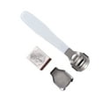 thumbnail image 4 of tredstone Raboteuse en Acier Inoxydable avec Manche en Plastique Outil de Nettoyage de Pédicure, Type 1, 4 of 8