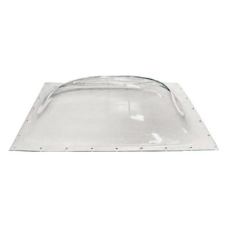 SCT RV Skylight Bundle - Clear Outer Dome 14 x 22, Flange 17 x 25 and  Inner Dome with Window 14 x 22 + Dicor 501LSW-1 Lap Sealant