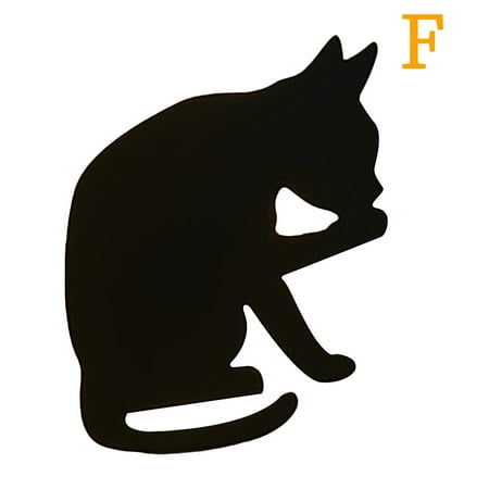 

Yaman LED light LED Projection Lamp Cat Wall Lamp 3D Sound Control Cat Lamp Decoration Home Garden F