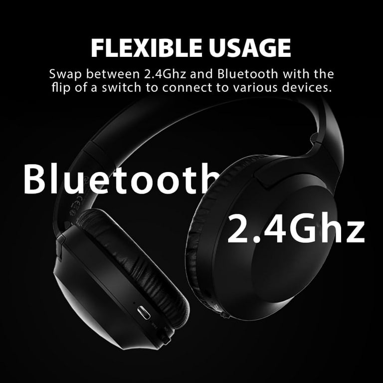 Avantree Opera Plus Wireless Headphones for TV Watching with Cinema Clear Dialogue Modes HDMI ARC Opt AUX RCA Input Support 164ft Range