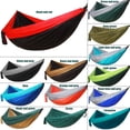 thumbnail image 4 of Camping Hammock Portable Nylon Parachute with Tree Straps Carabiners for, 4 of 8