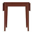 thumbnail image 5 of Winsome Hamilton Double Drop Leaf Solid Wood Dining Table in Antique Walnut, 5 of 11