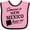 Pink and Black, variant on Inktastic Someone in New Mexico Loves Me Boys or Girls Baby Bib