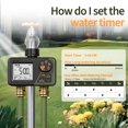 thumbnail image 4 of Manguera de agua programable de 2 zonas Timer Diivoo IPX5, 4 of 8