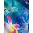 thumbnail image 6 of YONGHS Kids Girls Bohemian Dresses Sleeveless Straps Flower Printed Summer Beach Sundress with Necklace Blue 8-10, 6 of 7