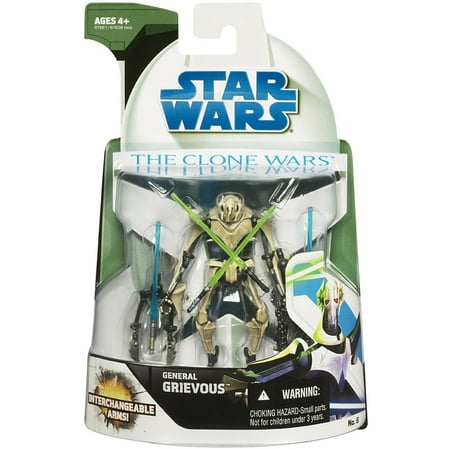 Star Wars Clone Wars 2008 General Grievous Action (Best Colt Single Action Army Clones)