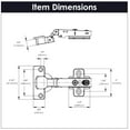 thumbnail image 3 of Hickory Hardware P5107-10Pack Pack Of (10) Pairs - Nickel, 3 of 4