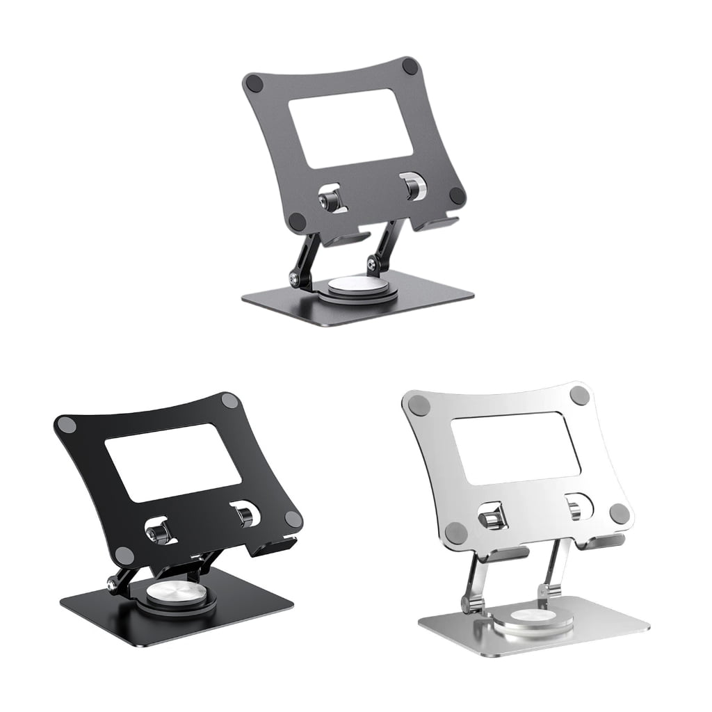 Tizuqe Adjustable Laptop Stand with 360 Degree Rotatable Base Foldable Laptop Holder for Desk Ergonomic Computer Notebook
