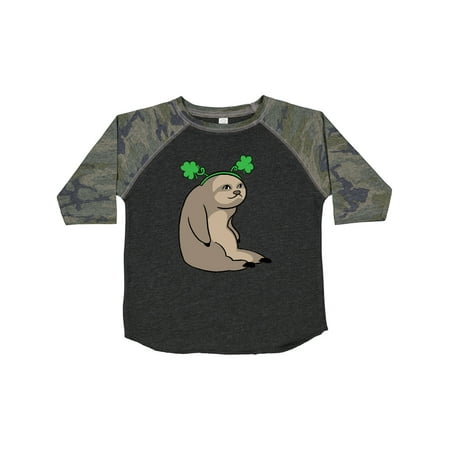 

Inktastic St. Patrick s Day Sloth with Shamrocks Gift Toddler Boy or Toddler Girl T-Shirt