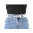 thumbnail image 4 of Unique Bargains Ceinture de Taille Transparente à Oeillets pour Femmes, Grande Taille, 4 of 4