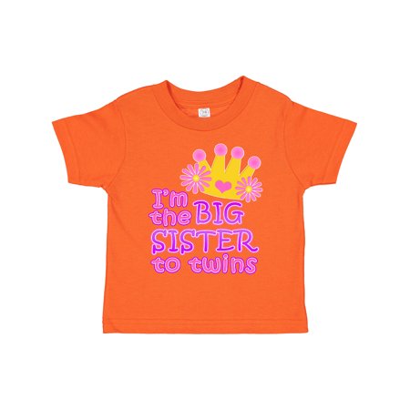 

Inktastic I m the Big Sister to Twins. Gift Toddler Toddler Girl T-Shirt