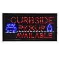 thumbnail image 1 of Alpine Industries Neon LED Curbside Pickup Sign for Business - Electronic Lighted Board w/Two Display Modes - for Restaurants, Cafes, Diners (Rectangular, 19" x 10"), 1 of 4