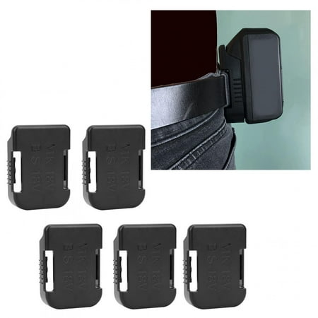 

Battery Holder Case Battery Mounts For 18V Easy To Install Convenient For For Battery For Battery Storage Black