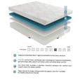 thumbnail image 4 of CHAMPFLAG Queen Size Firm Gel Memory Foam Mattress, 10 Inch, CertiPUR-US Certified, Tencel Cover, Bed in a Box, Breathable & Supportive, 4 of 10