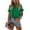 Grass Green, variant on Women's Short Sleeve Casual T Shirts Summer Ruffle Plain Round Neck Loose Fit Tee Blouse Tops