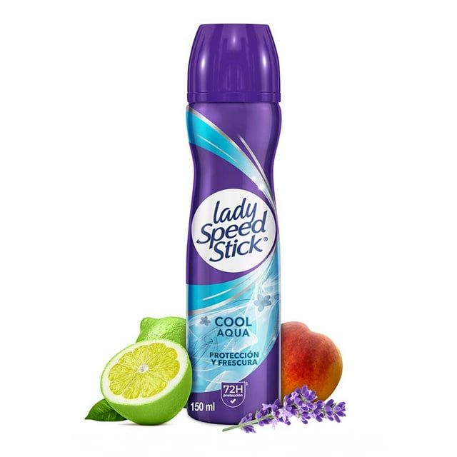 Desodorante Mujer Lady Speed Stick Cool Aqua Antitrasnpirante en Aerosol 150 ml