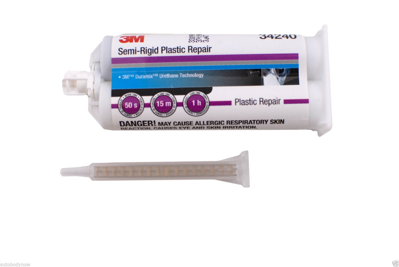 3M 34240 Semi-Rigid Plastic Repair, 47.3 ml by 3M COMPANY