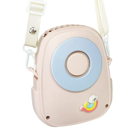 

Hanging Desk Speed with Adjustable Lanyard Neckband Fan Portable Personal Fan Mini Fan for Travel Outdoor Camping Pink