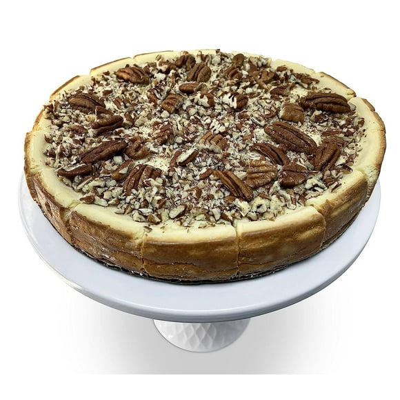 Andy Anand Caramel Pecan Cheesecake 9" Yummy, Fresh Made in Traditional Way, Amazing-Delicious-Decadent Gourmet Food Anniversary (2.8 lbs)