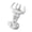 White, variant on ZELVINN Resin Skeleton Hand Holder for Halloween Decor Freestanding Gothic Skull Base Accent for Mantel or Entry Table