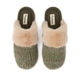 thumbnail image 2 of Dearfoams Cozy Comfort Women's Knit Speckeled Scuff Slippers, 2 of 6