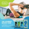 thumbnail image 2 of RAD XL Massage Peanut – High Density Yoga Deep Tissue Roller Myofascial Release for back, neck, feet, psoas, spine, suboccipital, 2 of 5