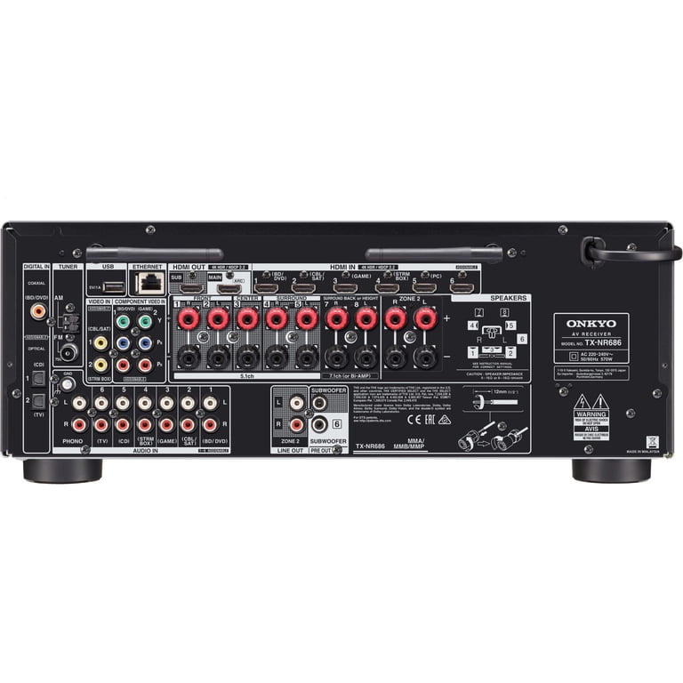 TX-NR686 7.2-Channel Network A/V Receiver - Walmart.com