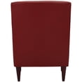 thumbnail image 3 of Fox Hill Trading Emma Arm Chair, Red Faux Leather, 3 of 6
