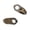 Bronze, variant on BIMZUC 20 Sets Alloy Boot Lace Hooks Gun Metal Shoe Fittings with Rivets for DIY Repair Camp Hike Climb Accessories 8x6x3 mm (0.31x0.24x0.12 inches)