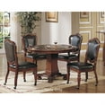 thumbnail image 2 of Sunset Trading Bellagio 48" Round Wood Dining/Poker Table in Brown Cherry, 2 of 5