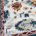 thumbnail image 6 of 8' x 10' Blue Floral Power Loom Area Rug, 6 of 10
