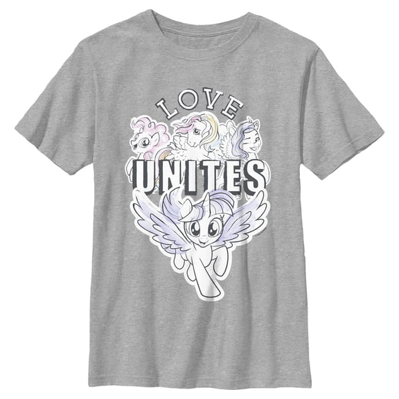 Boy's My Little Pony: Friendship is Magic Love Unites Graphic T-Shirt
