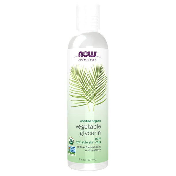 Glicerina vegetal orgánica de Oil NOW Solutions, 240 ml, 100% pura
