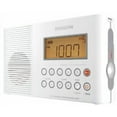 thumbnail image 1 of Sangean Portable AM/FM Weather Band Emergency Waterproof Shower Clock Radio with Large Easy to Read LCD Display, 1 of 4