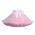 thumbnail image 2 of QENGING Womens Skirt Summer Flare Solid Color Tulle Skirt Dance Ballet Bandage Tutu Skirts Deals, 2 of 3