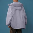 thumbnail image 5 of LWFFDAW Men's UPF 50+ Sun Protection Jacket Hooded with Mask Lightweight Long Sleeve Hooded Jackets Breathable Loose Hiking Athletic Jacket, 5 of 8