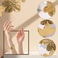 thumbnail image 6 of DESIGNICE Gold Bangles for Women Cherry Blossom Shape Bangle Bracelets Adjustable Opening Gold Bangle Bracelets for Women Gold2, 6 of 7