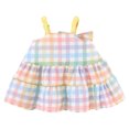 thumbnail image 4 of Bnwani Girls Dresses, Soild Color Sleeveless 100% Cotton Clothes Multicolor 2 T, 4 of 8