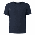 thumbnail image 2 of Yifymode Men's Crewneck Short Sleeve T Shirts, Regular Fit Mesh Ice Silk Casual Tops, Quick Dry Breathable Basic Tees for Daily Sports Workout, 2 of 9