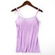 thumbnail image 1 of Camisola deportiva de verano para mujer con almohadilla para el pecho integrada, tirantes finos ajustables para los hombros, 1 of 6