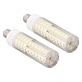 thumbnail image 2 of Paquete de 2 luces LED de maíz 6000K Bombillas LED blancas 2835 SMD 125 E12 Bombillas LED de maíz para el hogar Tienda Oficina 100‑130V, 2 of 10