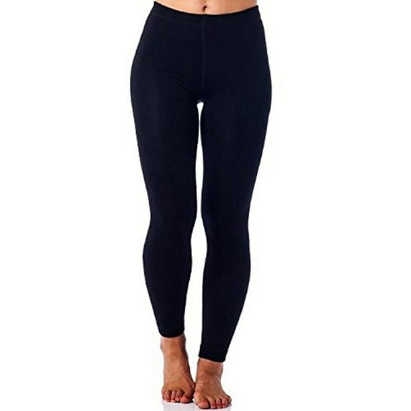 GMI Womens Ladies Queen Sized Fleece Lined Leggings - Solids (1 legging)