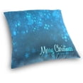 thumbnail image 3 of GZHJMY Blue Christmas Snowflake Throw Pillow Cover 18 x 18 Inch, Soft Square Cushion Case for Home Couch Sofa Bedroom Car Farmhouse Decor Home Decor, 3 of 7